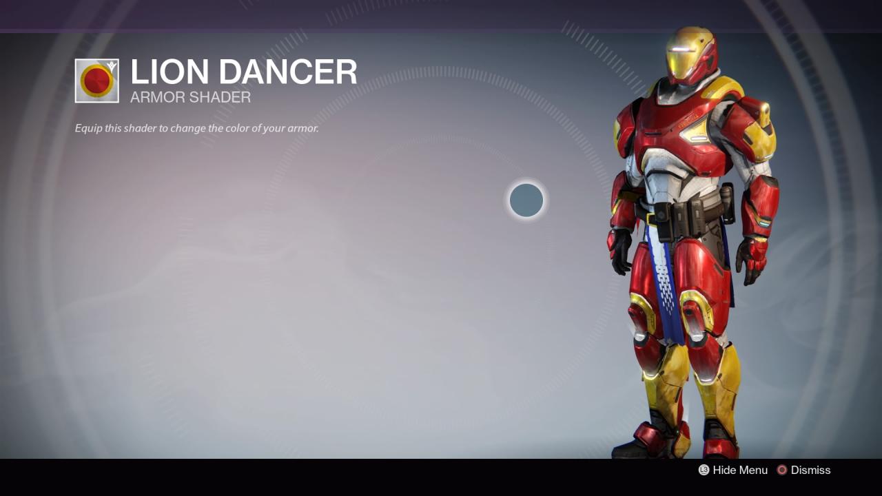 Aspecto del shader Lion Dancer