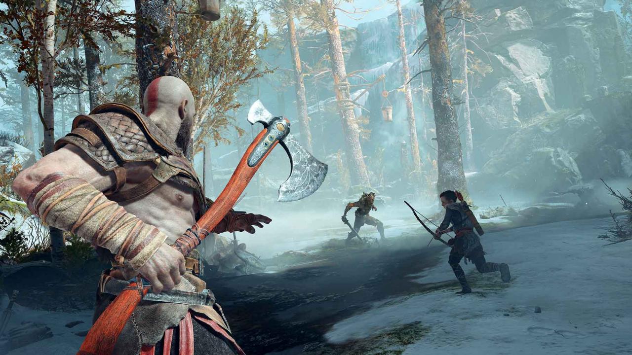 Kratos se ayudará del arco de su hijo Atreus en God of War