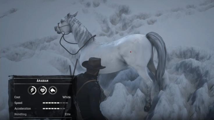 Estadísticas del mejor caballo de Red Dead Redemption 2