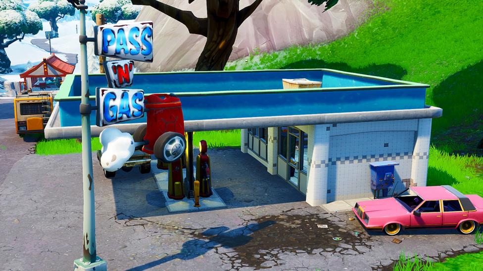 Gasolinera en Fortnite - Gasolineras en Fortnite: Dónde y cómo llenar los coches de gasolina